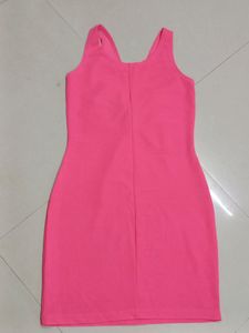 Cute Pink Mini Dress Size - M
