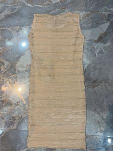 Sleeveless Pleated Knit Dress
