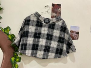 Checked Skater Skirt