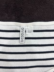 Striped Cropped Top