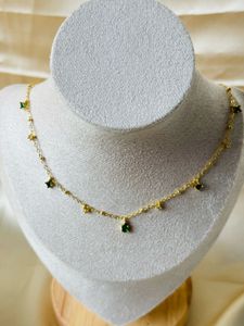Winnie Green Charms necklace Anti-tarnish