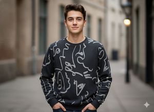 Urban Lines Stylish Sweatshirt