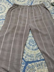 Comfortable Plaid Palazzos