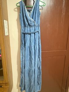 Denim Maxi Dress