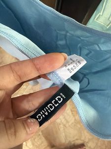 Cute Baby Blue "78" Graphic Dress