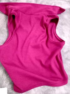 V-Neck Ribbed  sleeve less Top