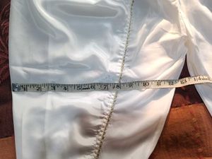 ✨'White Tulip Pant' with 'Subtle Gold Trim'✨