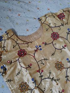 Embroidered Kurta Top