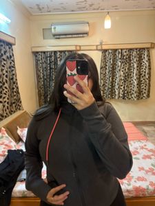 Women's Grey Full Zip Hoodie