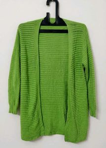 Cozy Green Knit Cardigan