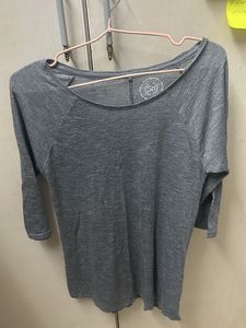 grey colour casual top