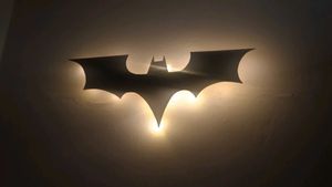 DIY Batman Wall Light