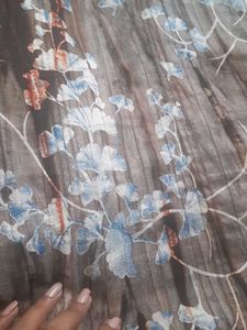 badalpuri Floral  design Saree
