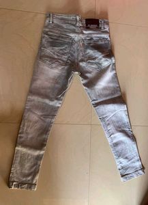 Men's Grey Washed Jeans