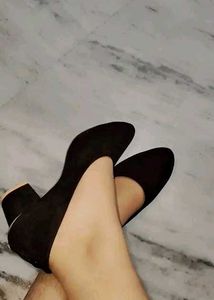 Classic Black Block Heels