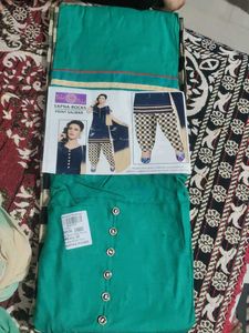 Elegant Green Kurta Set with Dupatta