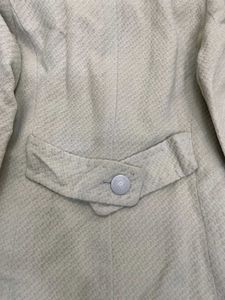 Cream Wool Blend Coat - Fix Rate