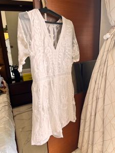 White Lace Romper