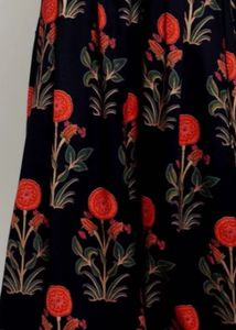 kalamkari printed ethnic gown