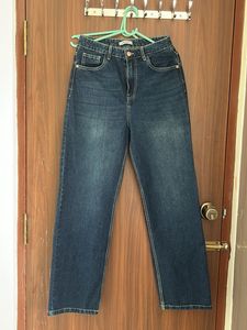 Freakins High-Rise Straight Fit Jeans