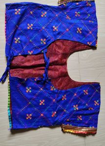 Multicolor Embroidered Lehenga Choli Set