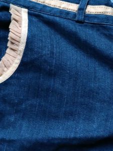Stylish Denim Shorts with Embellishments