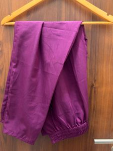 Elegant Purple Embroidered Kurta Set