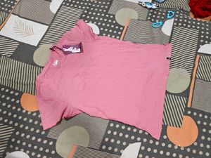 Pink Crew Neck T-Shirt