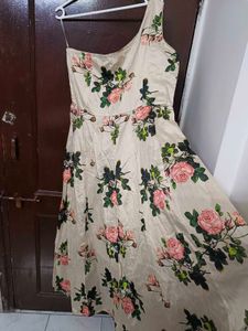 Floral One Shoulder Dress