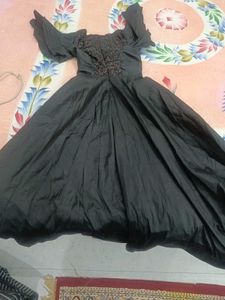 Sparkling Black Ethnic Gown