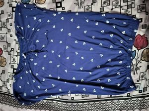 Cute Blue Heart Print Top 💙