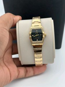 Elegant Gold Omega Watch