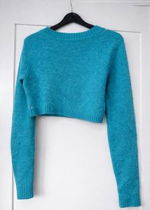 Teal Embellished Bolero Cardigan🎀🌸