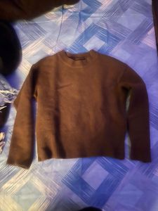 Brown Knit Sweater