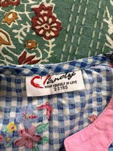 Cute Gingham Skirt Set