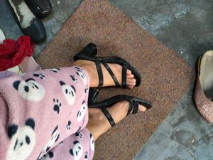 Black Strappy Sandals