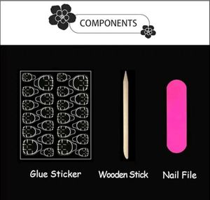 press on Plum Blossom Coquette Nails