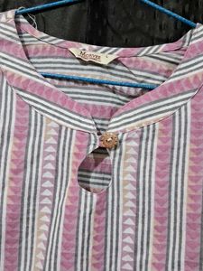 Striped Cotton Kurta
