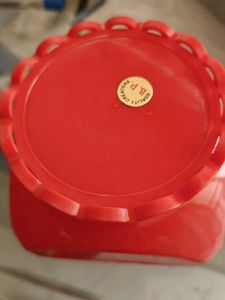 Red &amp; Clear Food Container 4 containe