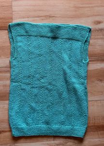 Teal Knitted Sleeveless Vest