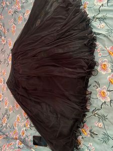 Black Tulle Maxi Skirt