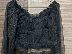 Glitter Party Crop Top