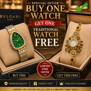 Bvlgari Roma & Traditional Watch Set COMBO AT SALE