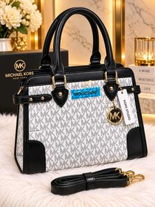 Michael Kors Monogram Satchel Bag