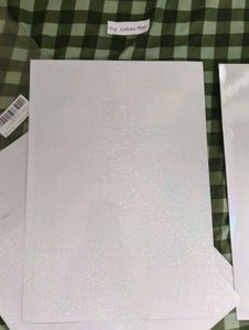 glitter holographic laminating film sheet adhesive