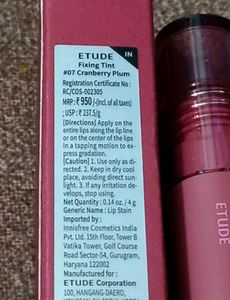 Original Etude Dear Darling Fixing Tint