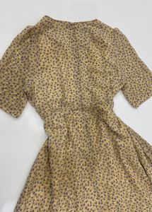 Floral Midi Wrap Dress