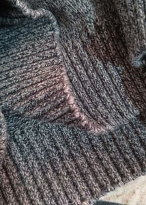 Men's Colorblock Zip Neck Sweater
