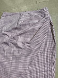 Gingham Pattern Skirt from korea