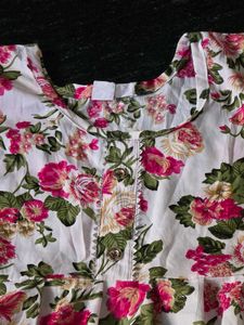 3 piece floral asthetic kurta set with duppata